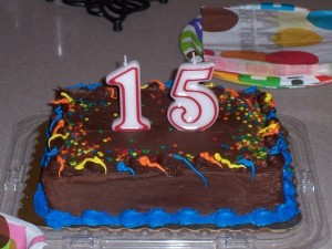 15th Birthday?